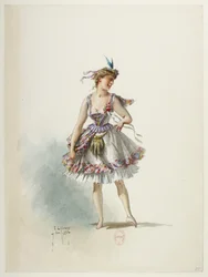 Saint-Saëns - Enrico VIII - Bozzetti di costumi - Lacoste - 51. Costume